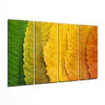 Sonbahar Yaprakları 4 Parça Mega Cam Tablo | 150x92 cm.
