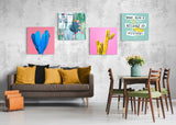 Kaktüs Quadro Cam Tablo.