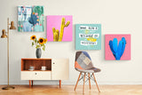 Kaktüs Quadro Cam Tablo.