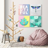 Güzellik Quadro Cam Tablo.