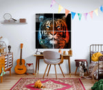 Kaplan Quadro 4 Parçalı Cam Tablo.
