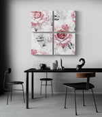Güller Quadro 4 Parçalı Cam Tablo.
