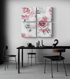 Güller Quadro 4 Parçalı Cam Tablo.