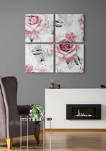 Güller Quadro 4 Parçalı Cam Tablo.