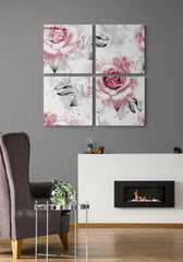 Güller Quadro 4 Parçalı Cam Tablo.