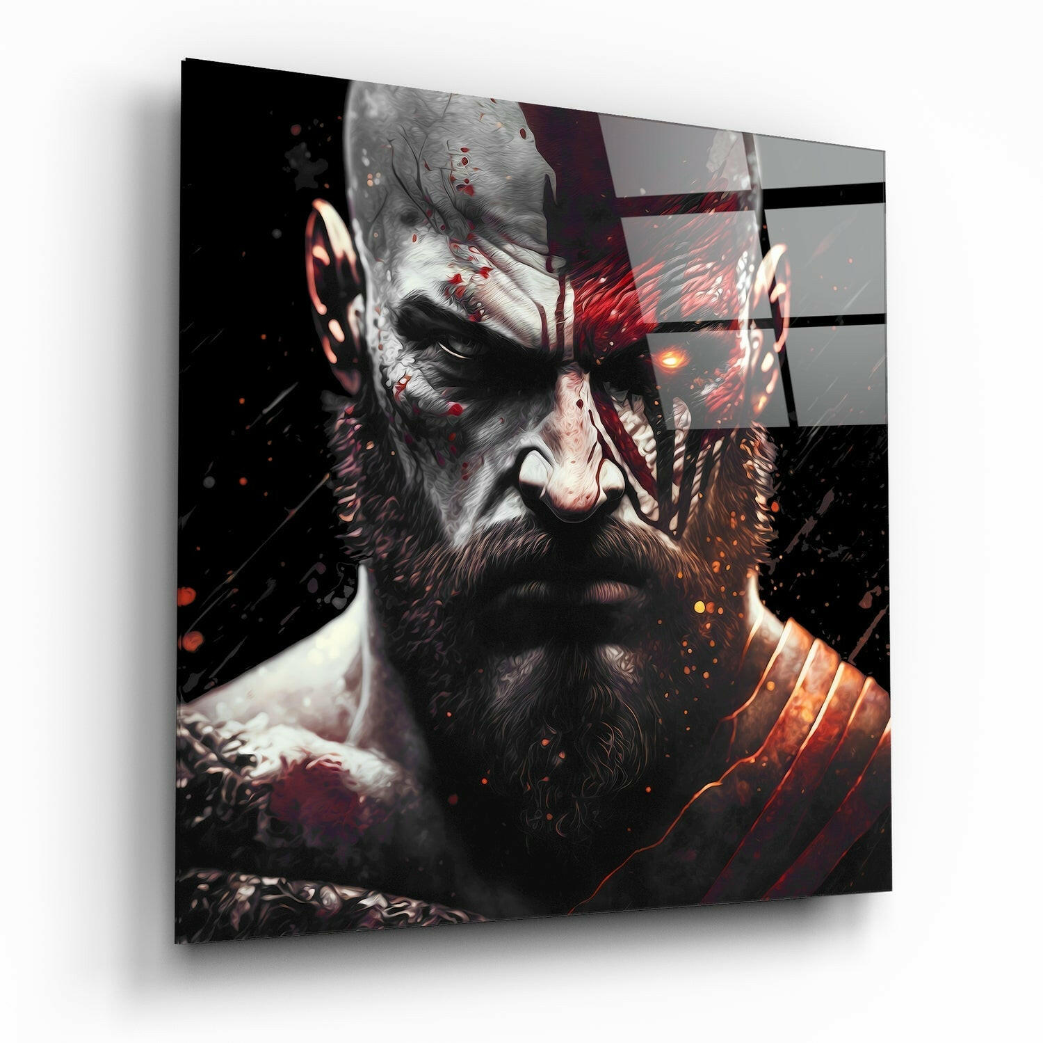 God of War Cam Tablo || Tasarımcı Koleksiyonu