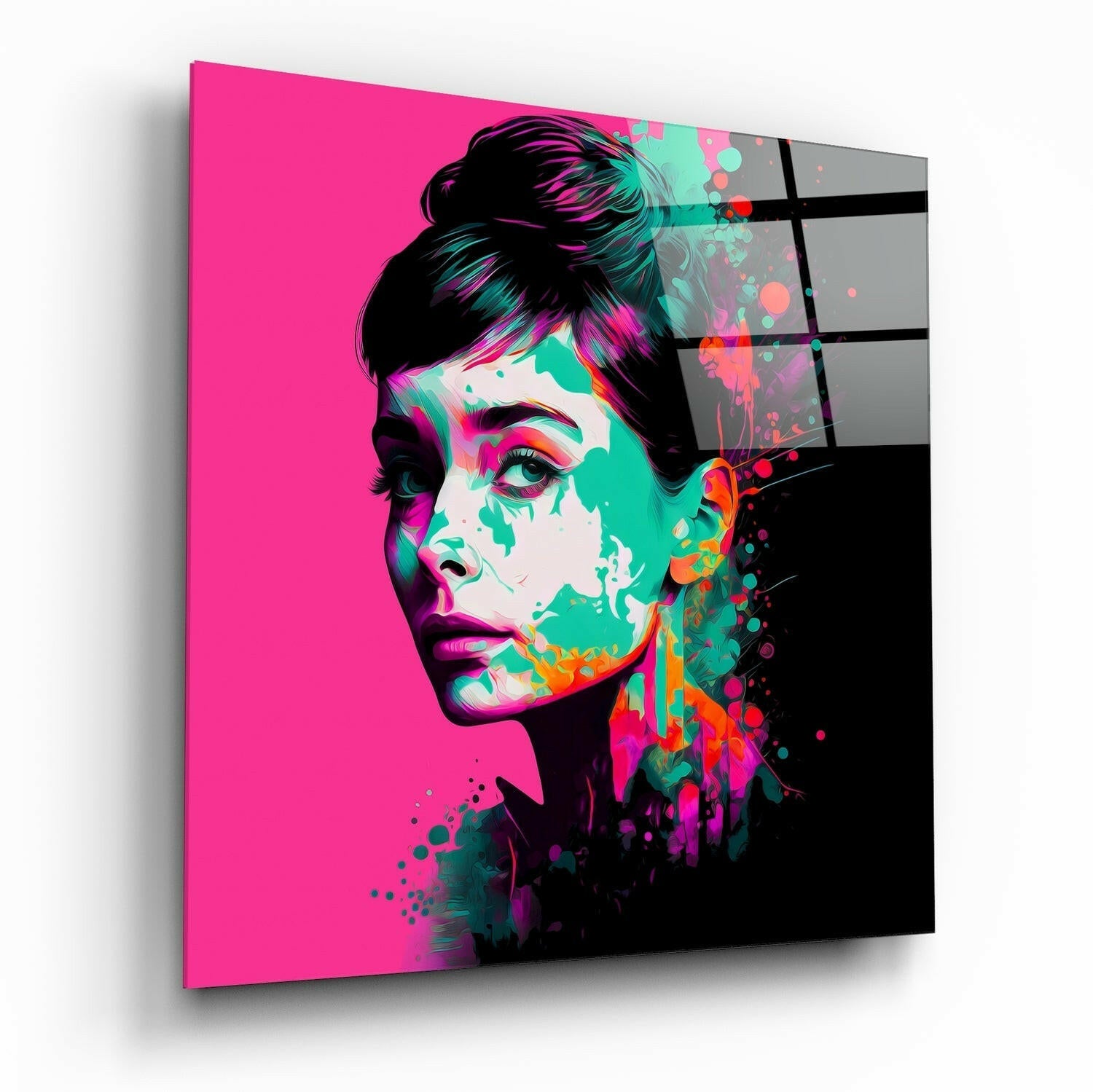 Audrey Hepburn Cam Tablo || Tasarımcı Koleksiyonu.