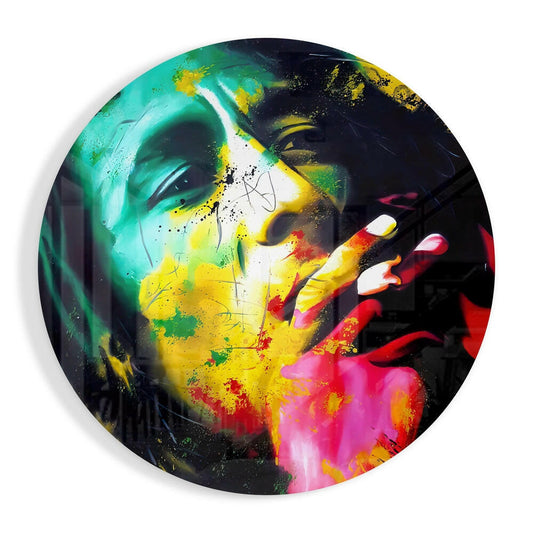 Reggae Efsanesi Cam Tablo