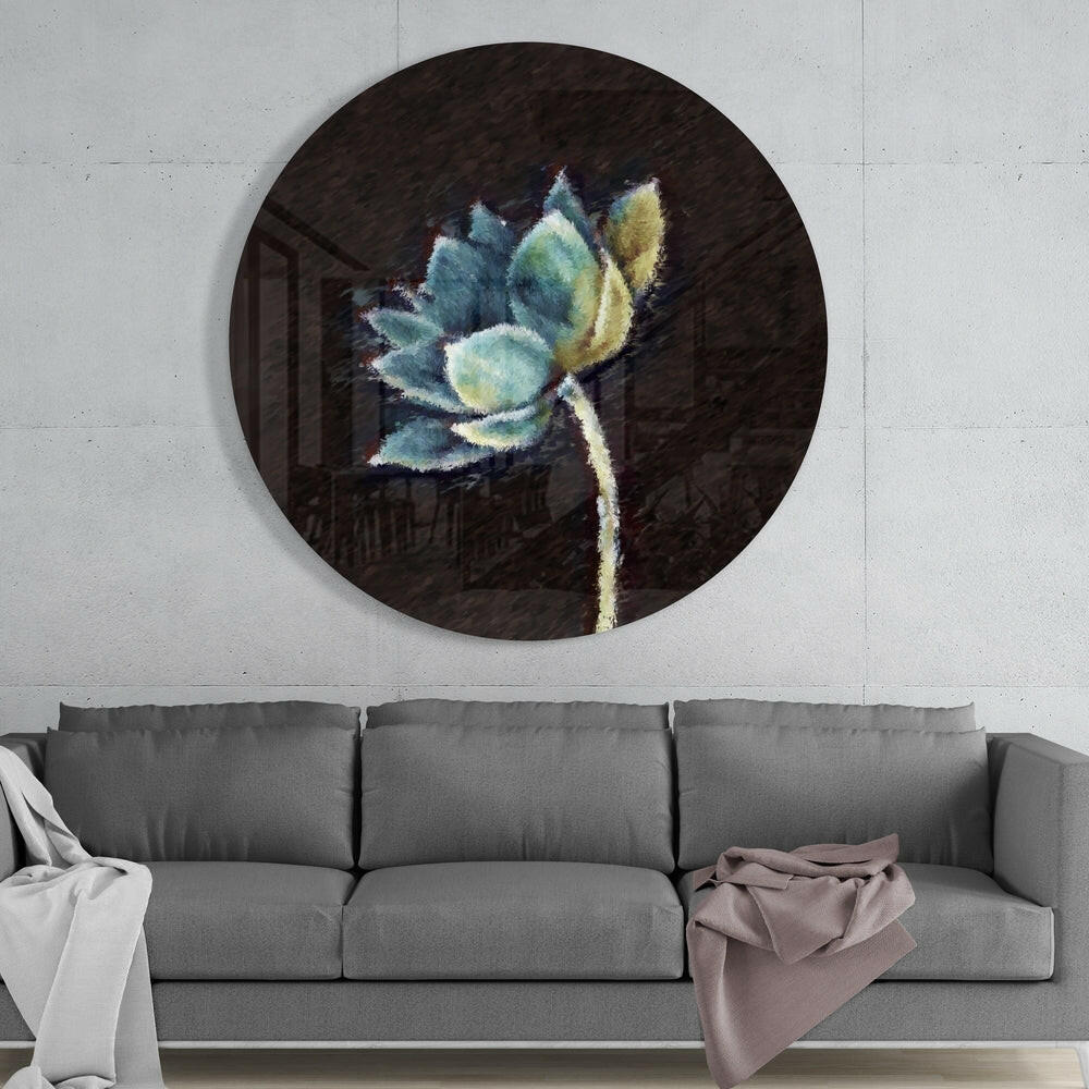 Çiçek Cam Tablo.
