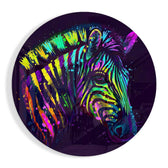 Renkli Zebra Cam Tablo.