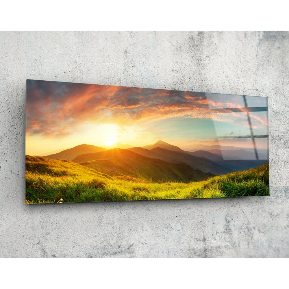 Vadi 92x36cm Cam Tablo.