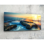 Deniz 92x36cm Cam Tablo.