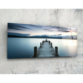 Rıhtım 92x36cm Cam Tablo.
