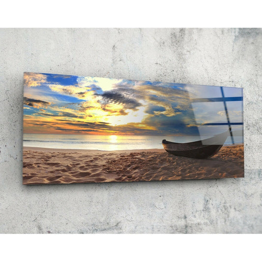 Plaj 92x36cm Cam Tablo.