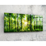 Orman 92x36cm Cam Tablo.
