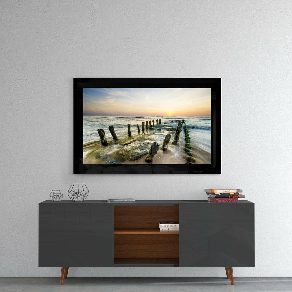 Gün Batımı  Cam Tablo.