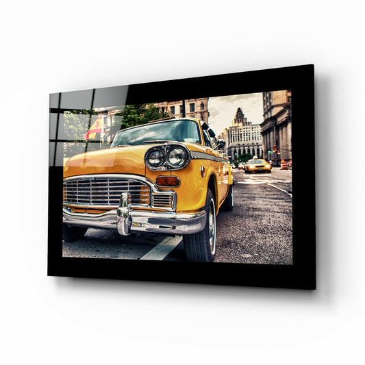 Vintage Taxi New York  Cam Tablo.
