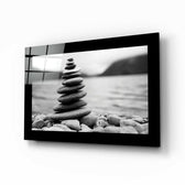 Zen Balancing Rocks  Cam Tablo.