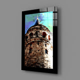 Galata Kulesi  Cam Tablo.