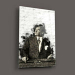 Atatürk Portre Cam Tablo.