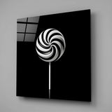 Monokrom Lolipop Cam Tablo || Tasarımcı Koleksiyonu.