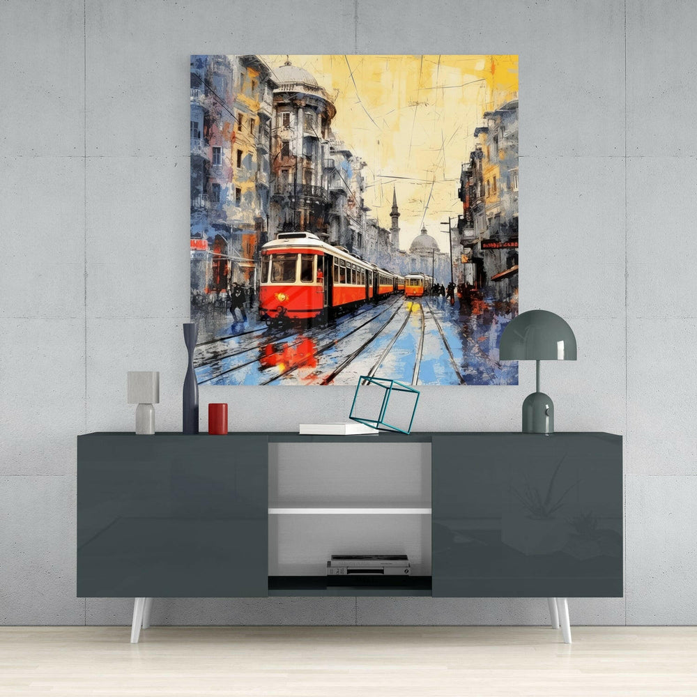 İstiklal Caddesi Cam Tablo || Tasarımcı Koleksiyonu.