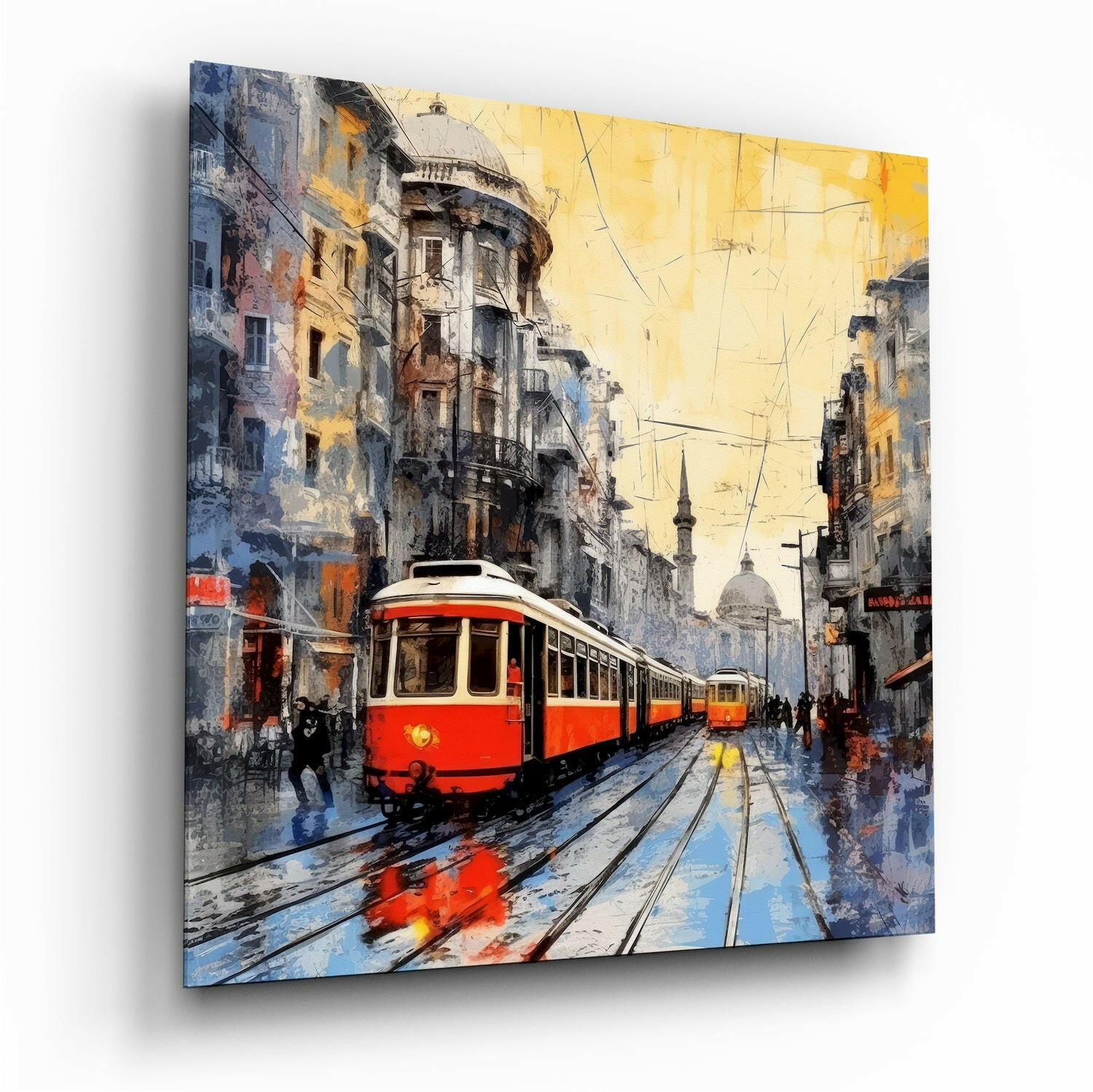 İstiklal Caddesi Cam Tablo || Tasarımcı Koleksiyonu.