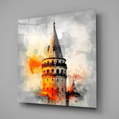 Galata Kulesi Cam Tablo || Tasarımcı Koleksiyonu.