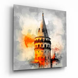 Galata Kulesi Cam Tablo || Tasarımcı Koleksiyonu.