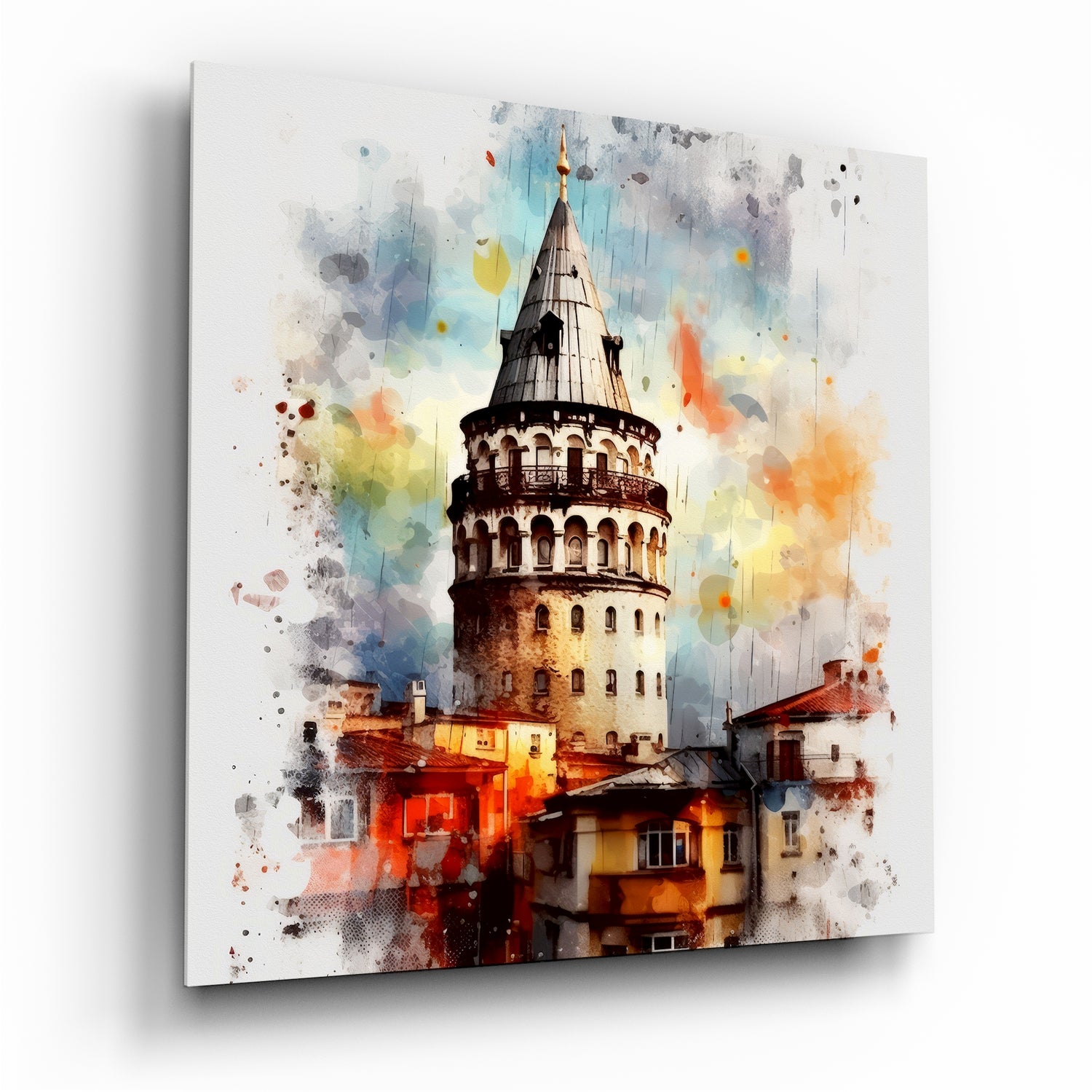 Galata Kulesi Cam Tablo || Tasarımcı Koleksiyonu.